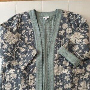 Quilted Floral Jacket